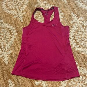 Nike drift tank size small pink purple color